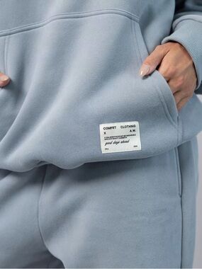 Comfrt Affirmation Light Blue Pullover Hoodie
